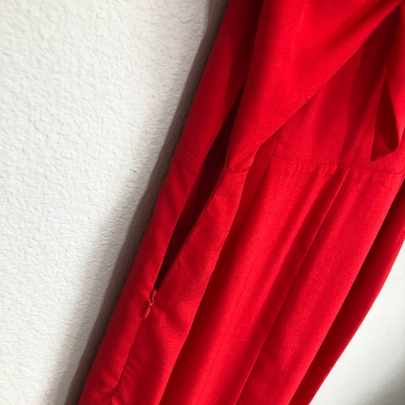 Alex Marie {red} Dress with Bow detail Back - Picture 5 of 7